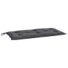 Garden Bench Cushion Anthracite 39.4"x19.7"x2.8" Oxford Fabric