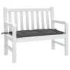 Garden Bench Cushion Anthracite 39.4"x19.7"x2.8" Oxford Fabric